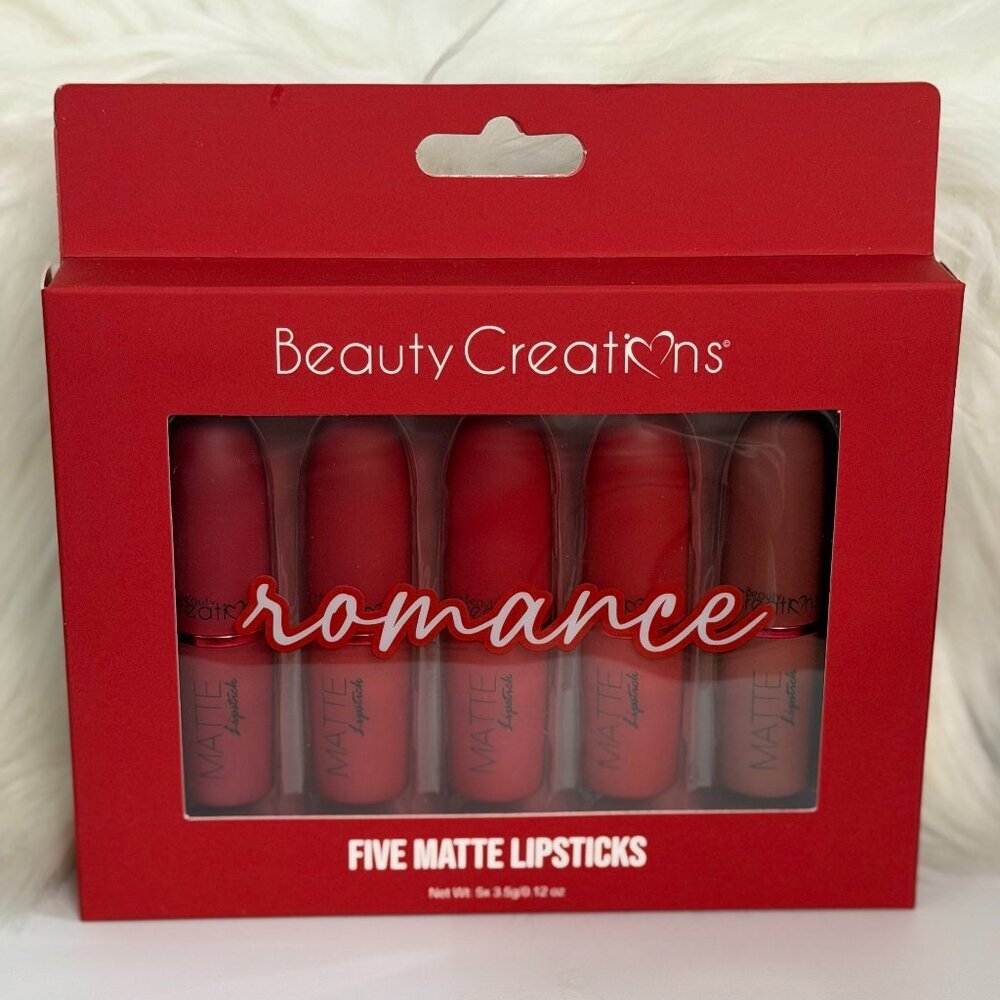 Romance Five Matte Lipsticks